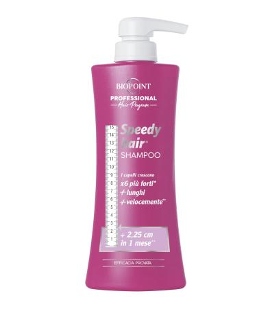 Biopoint Speedy Hair Shampoo - Shampoo for all hair types shampoo with a special formula for strengthening hair with protein and amino acids stimulates faster growth - 400 ml - Buy Online on GoSupps.com