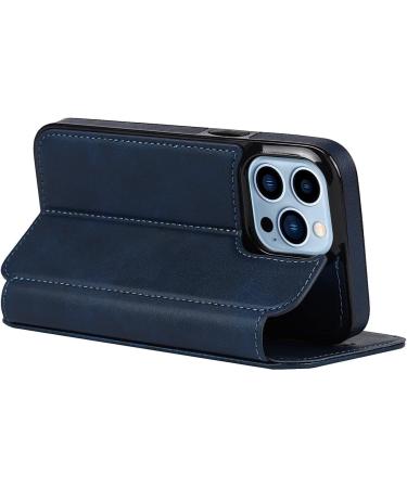 BRART Wallet Case for iPhone 13/13 Pro/13 Pro Max PU Leather Magnetic Protective Flip Case Cover with Credit Card Slot Viewing Stand Shockproof TPU (Color : Blue Size : 13 6.1") 13 6.1" Blue - Buy Online on GoSupps.com