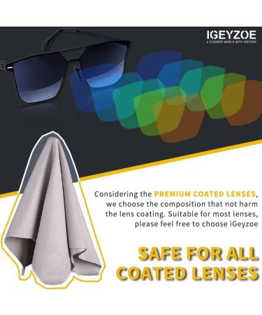 3 Pack Anti-Fog Microfiber Cloth for Eyeglasses & Screens - Reusable Lens Wipes for Glasses Masks & Goggles | Perfect for Clear Vision - Buy Online on GoSupps.com