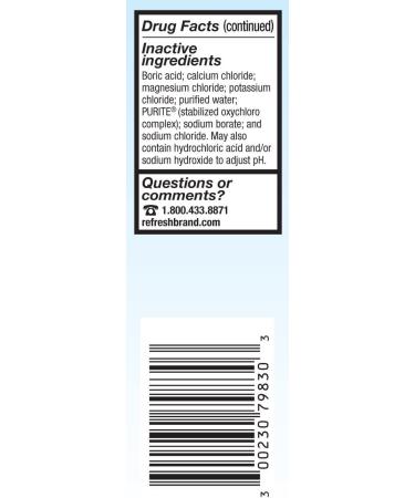 Refresh Tears Lubricant Eye Drops - 2 Count | Moisturizing Relief for Dry Eyes - Buy Online on GoSupps.com