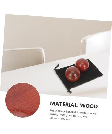 Buy Healvian 4-Piece Wooden Health Balls - Fitness Massage Handballs for Gym & Sports Therapy | International Shipping - Buy Online on GoSupps.com