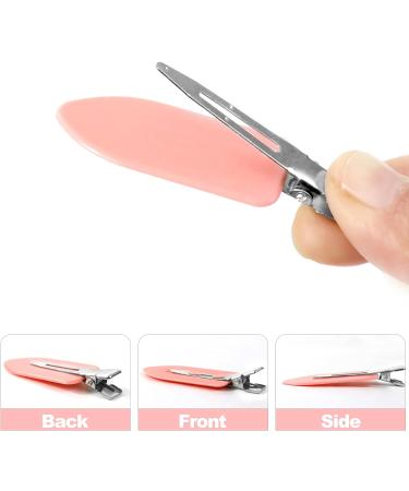 Sularpek 10 Pcs No Bend Hair Clips Makeup Hair Clip No Crease Hair Pin Clips Styling Curl Clips Accessories for Hair Styling Face Washing Makeup Application(Pink White Black) 1 count (Pack of 10) - Buy Online on GoSupps.com