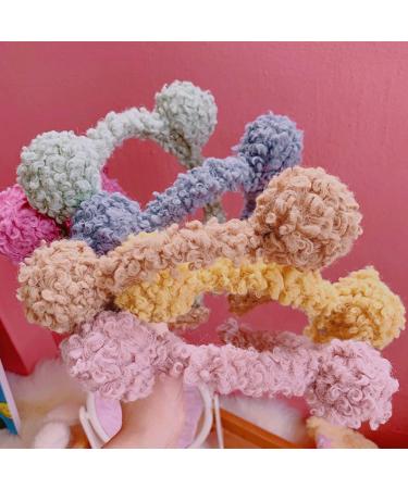 Tomaibaby 3Pcs Bear Ears Herring Band - Plush Fluffy Hair Hoops & Makeup Accessories for Stylish Hair - Buy Online on GoSupps.com
