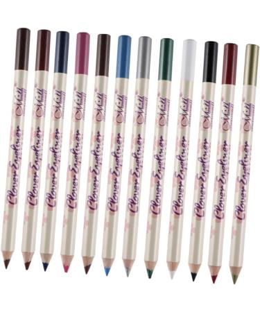 SOESFOUFU 24 Pcs Eye Shadow Pen Eyeliner Pencil Colours Eyeliner Pencil Dark Brown Eyeliner Pencil Grey - Buy Online on GoSupps.com