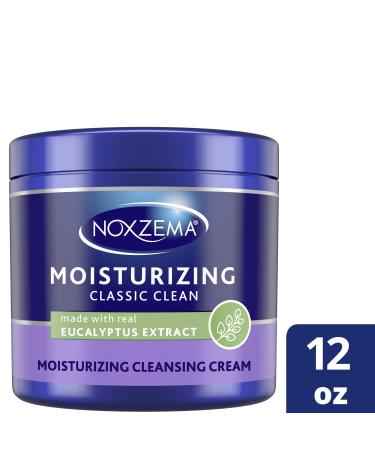 Noxzema Classic Clean Original Deep Cleansing Cream 12 Oz (Pack of 4) - With Eucalyptus Extract and Soybean Oil for Soft, Smooth, and Moisturized Skin - Buy Online on GoSupps.com