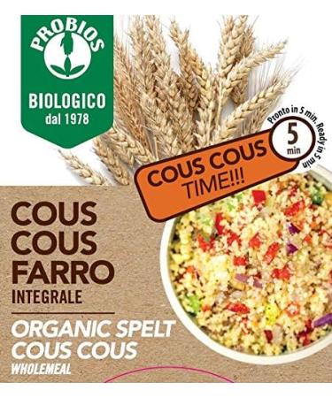  Probios Probios - Complete Spelt Couscous Integral Neck Nuts - Pack of 12 x 500 g - Buy Online on GoSupps.com