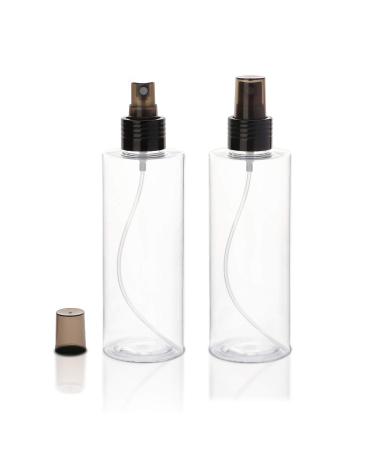 Yebeauty Empty Spray Bottles for Essential Oils 8oz Refillable Clear Plastic Misting Spray Bottles Atomizer Fine Mister Spray Bottle for Beauty Products Cleaning Pack of 2