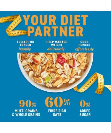 Bagrry's No Added Sugar Crunchy Muesli 500g 500 g (Pack of 1) - Buy Online on GoSupps.com