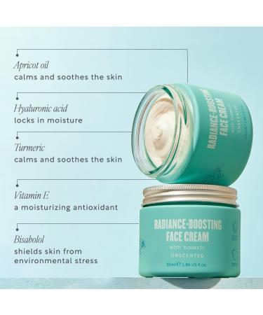 Organic Face Moisturizer for Sensitive Skin | Fragrance-Free Vegan & Cruelty-Free Cream | Dermatologist Approved | 1.86 fl oz | International Shipping Available - Buy Online on GoSupps.com
