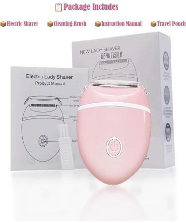 BeautiSilk Electric Hair Shaver for Women - Compact Cordless Wet & Dry Razor | Smooth Body & Dual Trimmers | Travel-Friendly Bikini Line Grooming (Pink - Buy Online on GoSupps.com