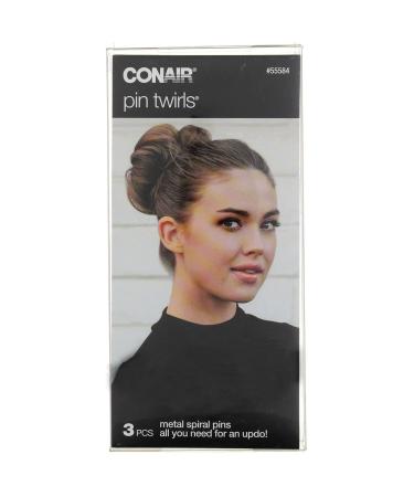 â€œConair Pin Twirls Spiral Pins - 3 Pack | Metal Hair Accessories for Stylish Updosâ€‌ - Buy Online on GoSupps.com