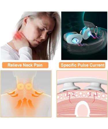 Congshin Intelligent Portable Neck Massager with Heat | Cordless Pulse & Voice Broadcast | 6 Modes & 16 Levels | Pain Relief for Office, Home & Outdoor - Buy Online on GoSupps.com