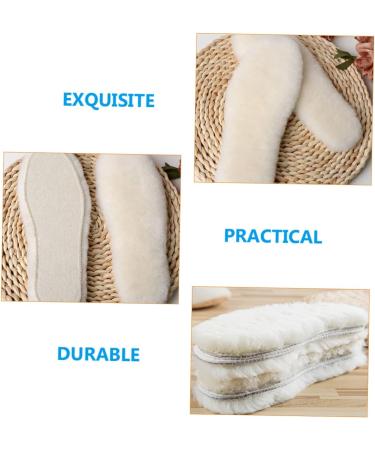 FOMIYES 3 Pairs Wool Insoles - Warm Fleece Shoe Pads for Women | Breathable & Thick Boot Insoles for Ultimate Comfort - Buy Online on GoSupps.com