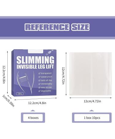 4 Pack Clear Instant Cellulite Patches Thigh Fat Burner Instant Elasticity Smooth Cellulite & Flabby Skin for Girls - Buy Online on GoSupps.com