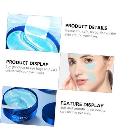 Beaupretty 2 Boxes Moisturizing Eye Mask Eye Mask for Dark Circles Eye Mask for Wrinkles Eye Moisturizing Pink Gel Lips Moisturizing Eye Patch Eye Pads Hydrating Jellyfish Collagen Lip Mask - Buy Online on GoSupps.com