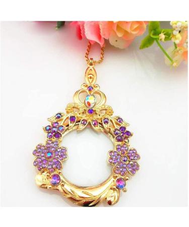 Magnifiers Magnifying Glass Necklace Hd 5 Times Magnifying Mirror Old Man Reading Portable Rhinestone Long Section Magnifier Microscope Optical Lenses Protect Vision Without Hurting Eyes Lofty - Buy Online on GoSupps.com