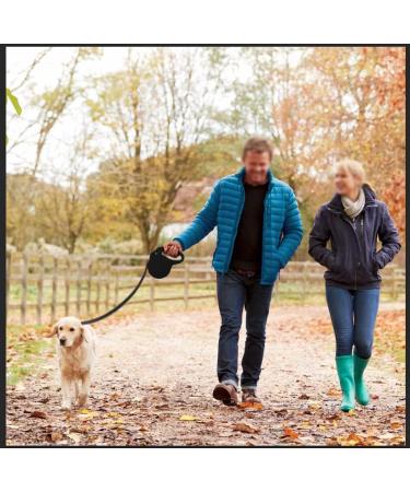 Philorn Retractable Dog Leash Heavy Duty | 16FT Extendable Lead | Tangle Free, Anti-Slip Handle | Reflective Extending Leash for Large Dogs up to 110lbs | Black - Buy Online on GoSupps.com