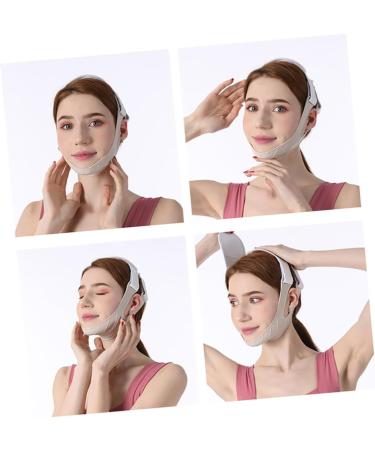 DOITOOL 1pc Thin Belt Beauty V Line up Lift Belt Slimming Strap Chin Tightening Strap Women v Line Strap Chin Reducer Strap Woman Slimming Belt Major Silica Gel - Buy Online on GoSupps.com