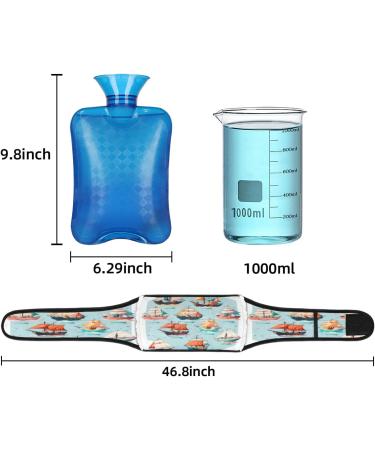 Buy Fun Ship Decor Hot Water Bottle | Soft Waist Cover for Comfort Perfect for Back Neck and Joint Relief | International Shipping Available - Buy Online on GoSupps.com