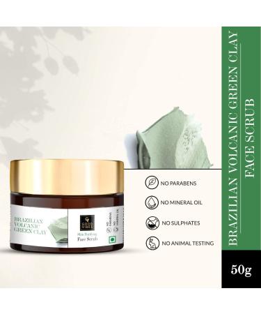 Good Vibes Skin Purifying Scrub - Brazilian Volcanic Green Clay (50 g) - Buy Online on GoSupps.com