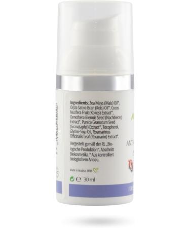  mysalifree Organic anti-aging facial oil - Intensive care for sensitive skin - With a delicate coconut fragrance - 30 ml - Unique in the world - 100% certified organic cosmetic - Buy Online on GoSupps.com