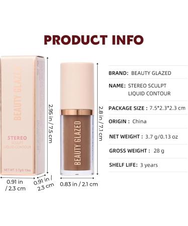 Maquillage liquide de contour cr me de contour r sistante l'eau et l g re cr me de bronzage au fini mat et lisse maquillage liquide professionnel pour le visage #101 #101 1 ml (Lot de 1) - Buy Online on GoSupps.com