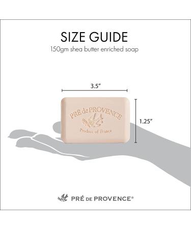 Pre de Provence Artisanal Soap Bar - Organic Shea Butter, Quad Milled French Skincare for Rich Lather - Sweet Lemon 5.3 Ounce (Pack of 1) - Buy Online on GoSupps.com