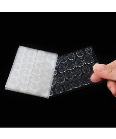 ZEAYBEBR 10 Sheets Waterproof Double-Sided Nail Adhesive Stickers - 240 Pieces for Perfect Nail Application - Buy Online on GoSupps.com