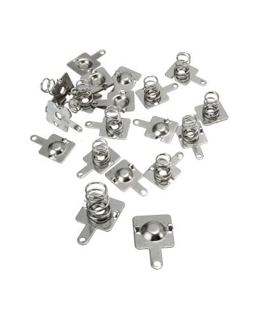 Metal Springs - 10 Pairs Silver Battery Spring Contact Plate Replacement (14.5x9mm) for AA/AAA Batteries | International Shipping Available - Buy Online on GoSupps.com