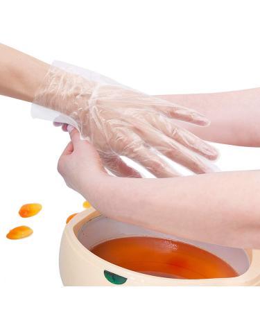 Noverlife 200PCS Paraffin Wax Hand & Foot Liner - Disposable Gloves and Booties for Paraffin Bath - Clear Plastic Hot Spa Wax Mittens and Covers - Buy Online on GoSupps.com