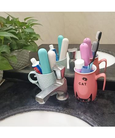4 Pack Travel Toothbrush Case - Dust-Proof & Sanitary Holder for Home, Camping & Trips - Buy Online on GoSupps.com