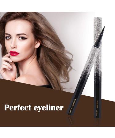 Buy Waterproof Black & Brown Liquid Eyeliner - Fast-Drying Precision Mini Eyeliner for Long-Lasting Look | International Shipping - Buy Online on GoSupps.com