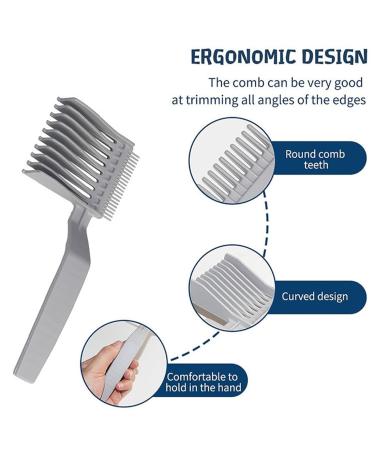 ZOKJSW 2 PCS Hairdressing Combat & Cut-Out Shaving Template - Curved Silicone Haircut Strap with Instructions | Great DISCONOR HIB - International Shipping Available - Buy Online on GoSupps.com