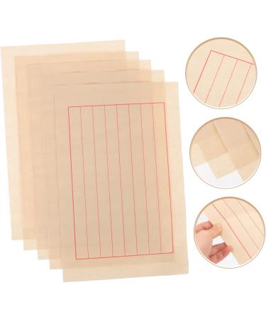 Lurrose 50 Sheets Rice Paper Writing Brush Calligraphy Ink As Shown 29x19cm - Buy Online on GoSupps.com