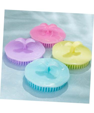 Shop Tovinanna Silicone Scalp Massager - 4-Piece Massage Shampoo Brush for Stress Relief & Hair Care | International Shipping - Buy Online on GoSupps.com
