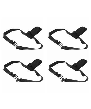 DAZLOR 4X Massage Bottles Oil Single Massage Oil Lotion Adjustable Waist Belt Holder (Bottle Not Included)