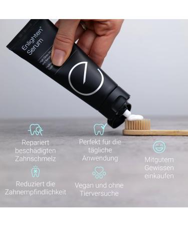 Enlighted Serum Sensitive Repair Toothpaste - Vegan Daily Relief for Tooth Sensitivity - 75ml (New Formula) - Pack of 1 - Buy Online on GoSupps.com