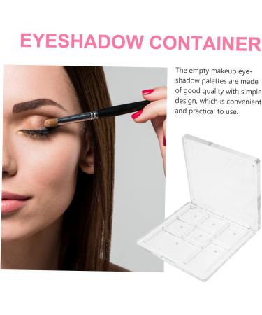 Beatifufu 4pcs eyeshadow palette plastic pallet eyeshadow powder container Eyeshadow Case cosmetic Storage Box 8x1cm As Shown - Buy Online on GoSupps.com