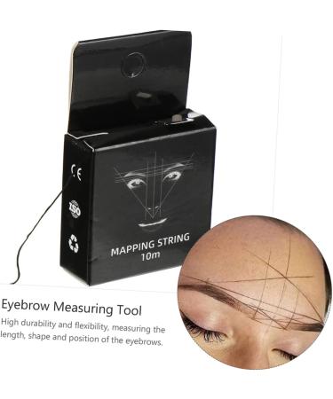 Angoily 2pcs Ink Eyebrow Makeup Stencil Makeup Brow Ruler Cosmetics Accessory Wire Box Draw a Line - Buy Online on GoSupps.com