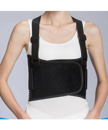 Thorax Support Broken Rib Brace Adjustable Protective Chest Belt Rib Brace Rib Breathable Elastic For Broken Rib (Double Straps L) - Buy Online on GoSupps.com