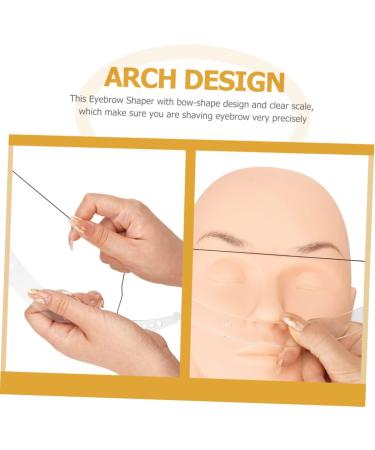 Angoily 1 set Acrylic Positioning Ruler Balance Tool Bow Eyebrow Kit Level Bow-shaped Shaping Auxiliary - Buy Online on GoSupps.com