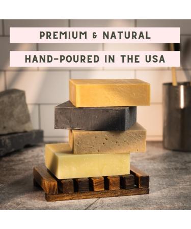 Handmade Natural Bar Soap - Vegan Cruelty-Free & Scented with Orange Lemon & Green Tea | Small Batches | All Skin Types | USA Made - International Shipping - Buy Online on GoSupps.com