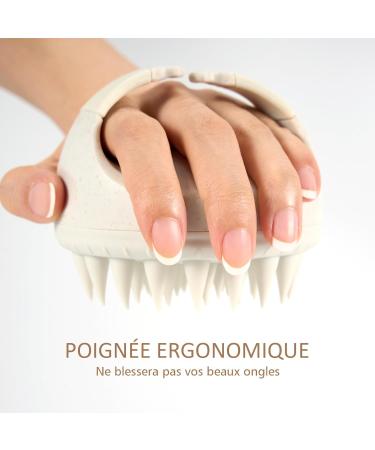 Premium Silicone Scalp Massage Brush - Ultimate Hair Care for Wet & Dry Use | Gentle Head Massager for Healthy Scalp & Hair - Buy Online on GoSupps.com