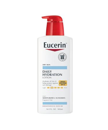 Eucerin Daily Hydration Moisturizer & Sunscreen Lotion SPF 15 16.9 oz - Pack of 5 - Buy Online on GoSupps.com
