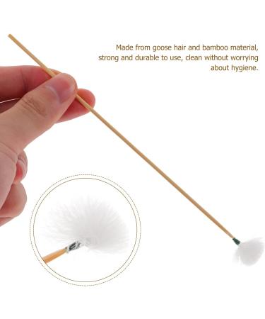 12Pcs Bamboo Handle Goose Hair Ear Pick - Ear Wax Remover & Cleaner Tool for Adults - Ear Care Supplies - Buy Online on GoSupps.com