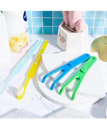 BYXG Dental Floss Holder - 2 Pack Dental Floss Fork for Effective Teeth Cleaning | International Shipping Available - Buy Online on GoSupps.com