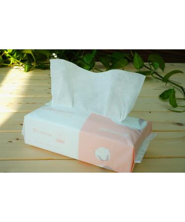 Careboree Extra Thick Dry Wipe Disposable Face Drying Towel - 100% Cotton Lint-Free Tissues (5x80 Count) - Buy Online on GoSupps.com