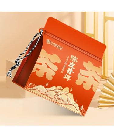 HQZM Yunnan 500g 1764oz Chenpi Tangerine Peel Puerh Ripe Tea Cakes Classic Shape for Easy Storage - Buy Online on GoSupps.com