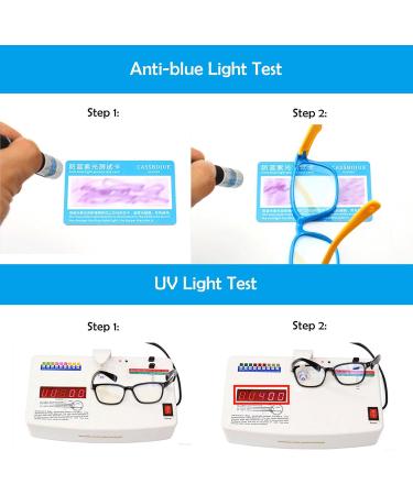 Anti Blue Light Reading Glasses for Kids - Yellow & Blue Computer Eyeglasses | Shop Safety Glasses Online - Buy Online on GoSupps.com