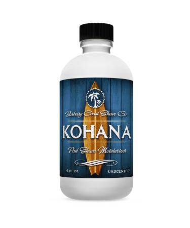 Unscented Kohana Aftershave for Men | Alcohol-Free Post Shave Moisturizer & Face Lotion | All-Natural Skin Care for Sensitive Skin - Buy Online on GoSupps.com